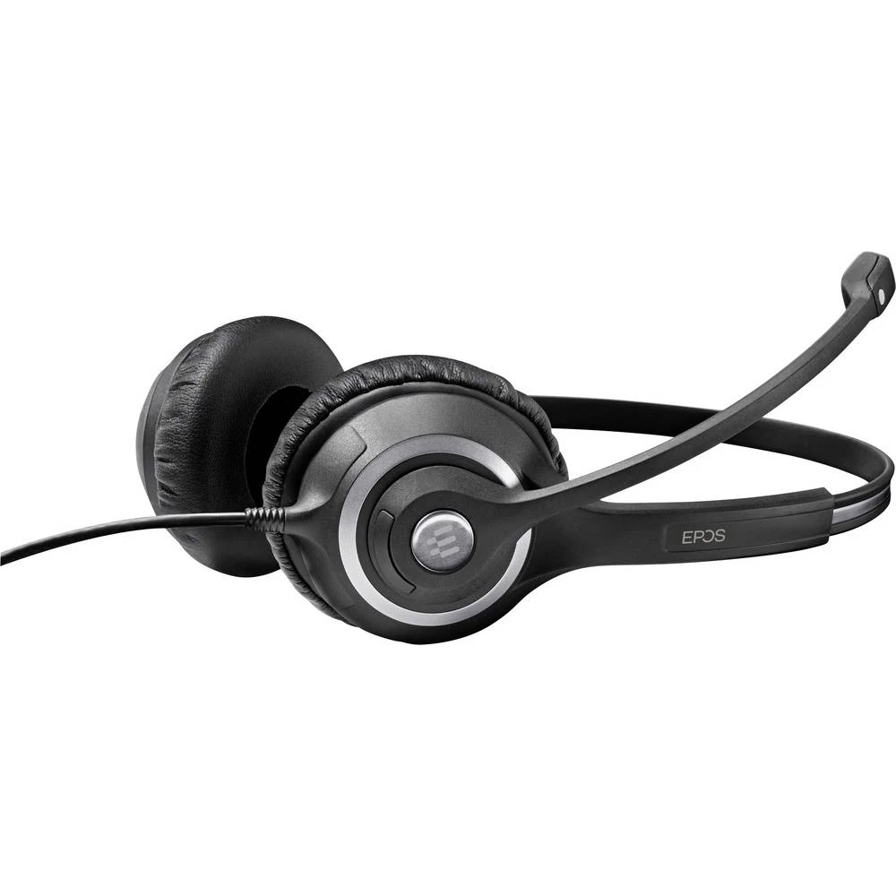 EPOS IMPACT SC 260 On Ear Headset žičani stereo crna slušalice s mikrofonom, kontrola glasnoće telefon slika