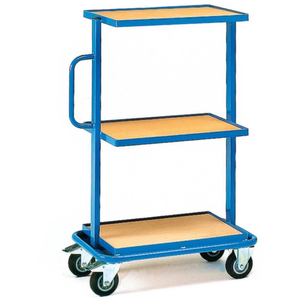 Fetra Hauptartikel 32901 etažna kolica čelik obložen s prahom Opterećenje (maks.): 200 kg briljantno-plava (RAL 5007) bo slika