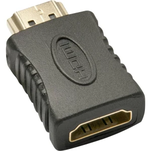 LINDY 41232 HDMI adapter [1x ženski konektor HDMI - 1x muški konektor HDMI] crna slika