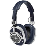 HiFi Naglavne slušalice Master & Dynamic MH40S4 Preko ušiju Slušalice s mikrofonom Mornarska, Srebrna