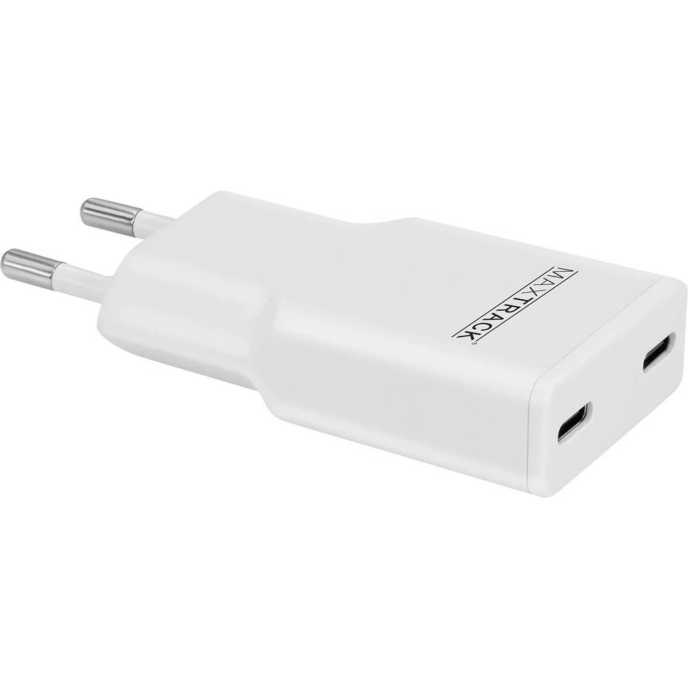 Maxtrack adapter za punjenje 30 W 2x USB-C® Power Delivery 3.0, Fast Charge slika