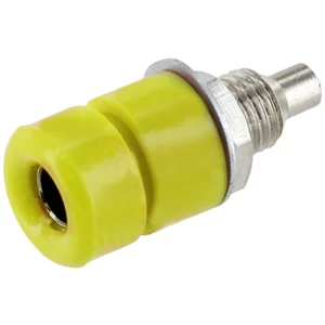 econ connect TB40GE laboratorijski ženski konektor ženski, ugradbeni Zatik-Ø: 4 mm žuta 1 St. Bulk slika