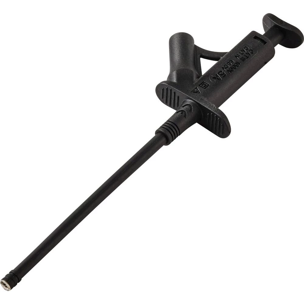 VOLTCRAFT MSK-120 sw sigurnosna ispitna sonda stezaljke CAT IV 600 V, CAT III 1000 V crna slika