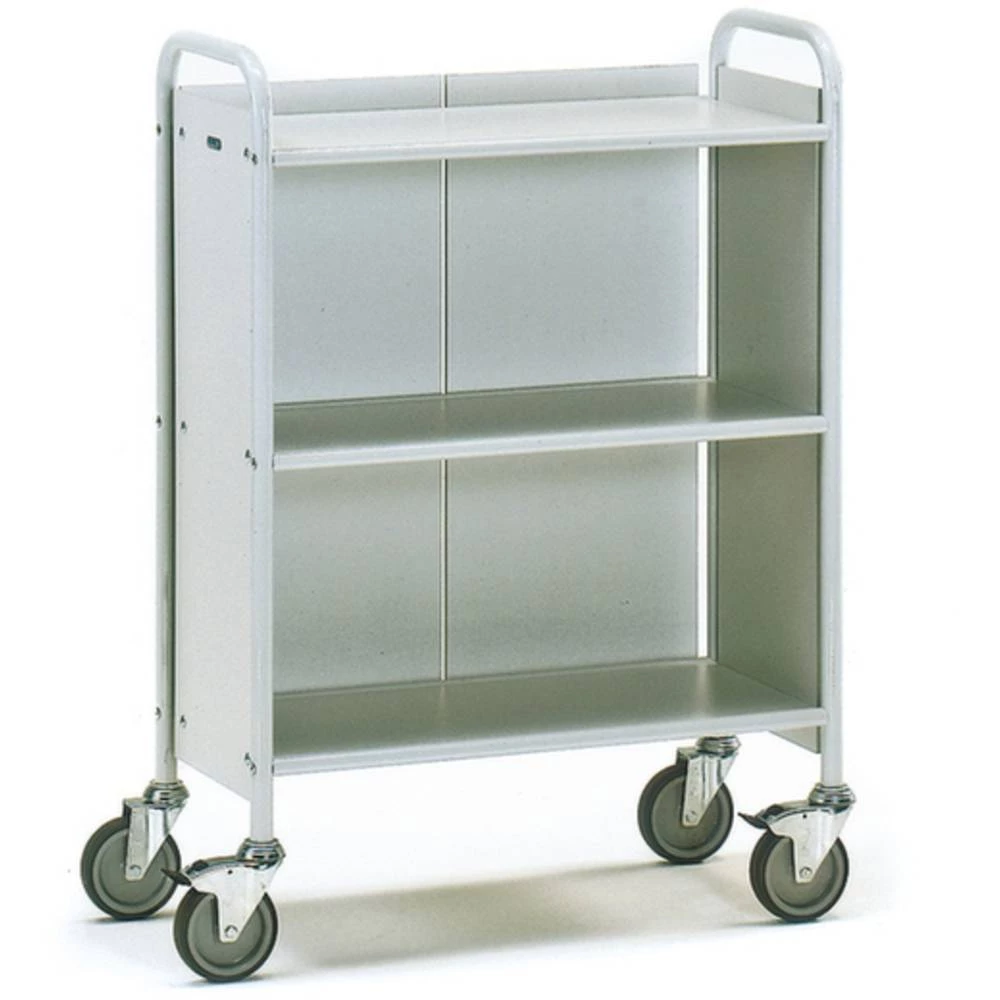 Fetra Hauptartikel 4871 uredska kolica čelik obložen s prahom Opterećenje (maks.): 150 kg svijetlosiva (RAL 7035) slika