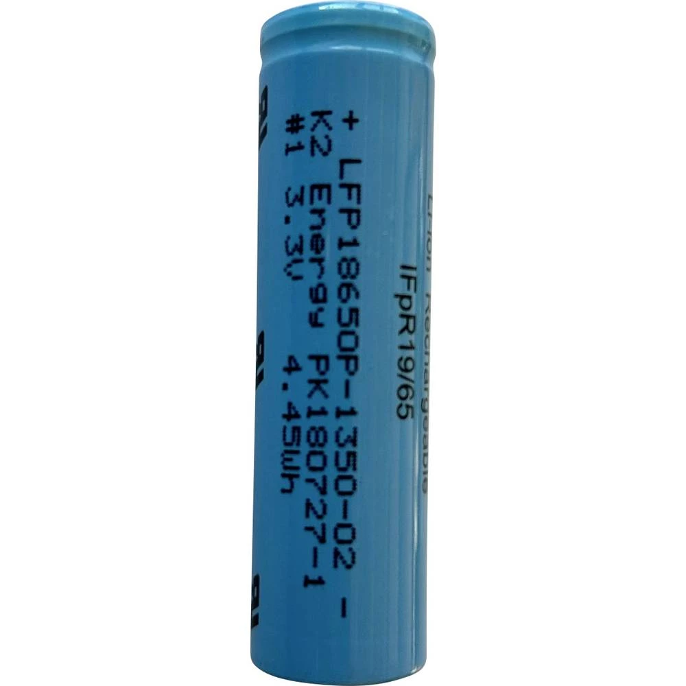 K2 Energy HIGH CAPACITY K218650UP01 POWER CELL DATA aku-pack 18650 pogodan za visoke struje, pogodan za visoke temperatu slika