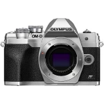 Olympus OM-D E-M10 Mark IV digitalni fotoaparat 21.8 Megapixel srebrna, crna 4K-video, stabilizacija slike, nastavak z