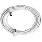 Antene Priključni kabel [1x 75 Ω antenski muški konektor - 1x 75 Ω antenski ženski konektor] 2.50 m 85 dB Bijela Axi