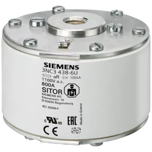 Siemens 3NC32416U uložak osigurača     Veličina osigurača = 3  1000 A  690 V 3 St. slika