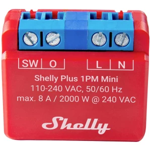 Shelly Plus 1PM Mini aktuator prebacivanja Wi-Fi, Bluetooth slika