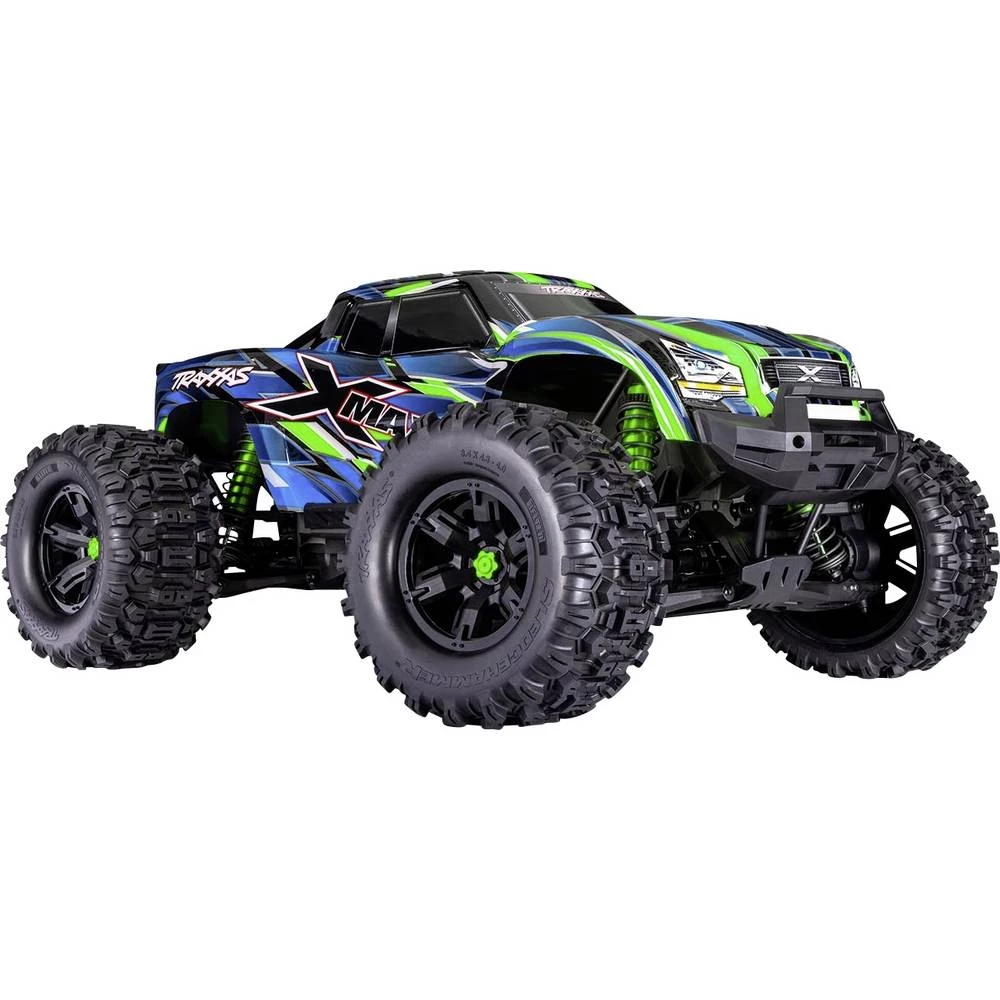 Traxxas X-Maxx zelena bez četkica RC model automobila električni monstertruck pogon na sva četiri kotača (4wd) RtR 2,4 G slika