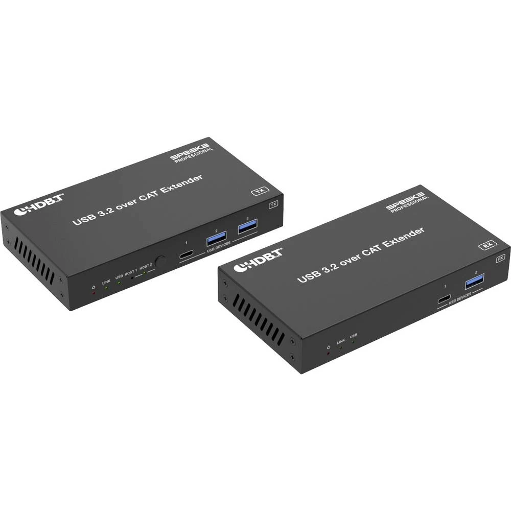 SpeaKa Professional SP-USBE-830 7+2 ulaza KVM extender kontrola preko računala crna slika