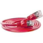 LAN (RJ45) Mreža Priključni kabel CAT 6 U/FTP 3 m Crvena Slim Wirewin