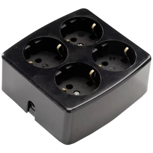 Martin Kaiser 536/sw višestruka spojna utičnica   250 V crna IP20 slika