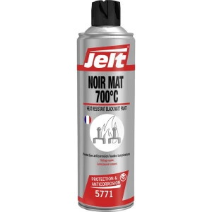 Jelt NOIR MAT 700°C 005771 visokotemperaturni lak  400 ml slika