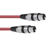 Omnitronic 30220900 XLR priključni kabel [1x XLR utikač 3-polni - 1x XLR utičnica 3-polna] 1.50 m crvena