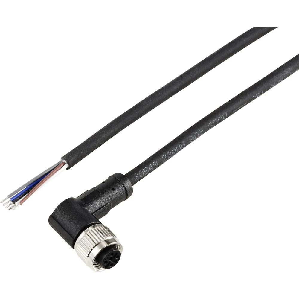 TRU COMPONENTS TC-12833084 priključni kabel za senzor/aktivator M12 konektor, kutni 2 m Broj polova: 5 1 St. slika