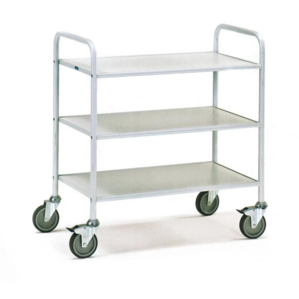 Fetra Hauptartikel 4882 etažna kolica čelik obložen s prahom Opterećenje (maks.): 150 kg svijetlosiva (RAL 7035) slika