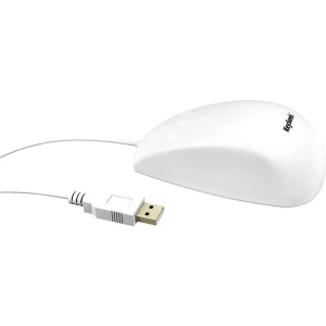 Keysonic KSM-3020M-W USB miš Zaštita od prskanja, Zaštita od prašine Bijela slika