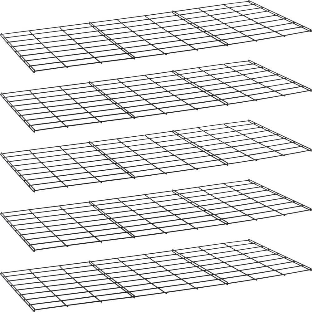 TOOLCRAFT TO-10187136 rešetke dno 175 kg (Š x D) 900 mm x 400 mm metal crna slika
