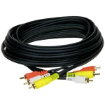 ACV 2303dlv500 činč kabel 0.5 m [3x muški cinch konektor - 3x muški cinch konektor]
