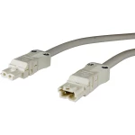 Adels-Contact 92875205 mrežni priključni kabel mrežni adapter - mrežni konektor Ukupan broj polova: 2 bijela 0.50 m 75 St.