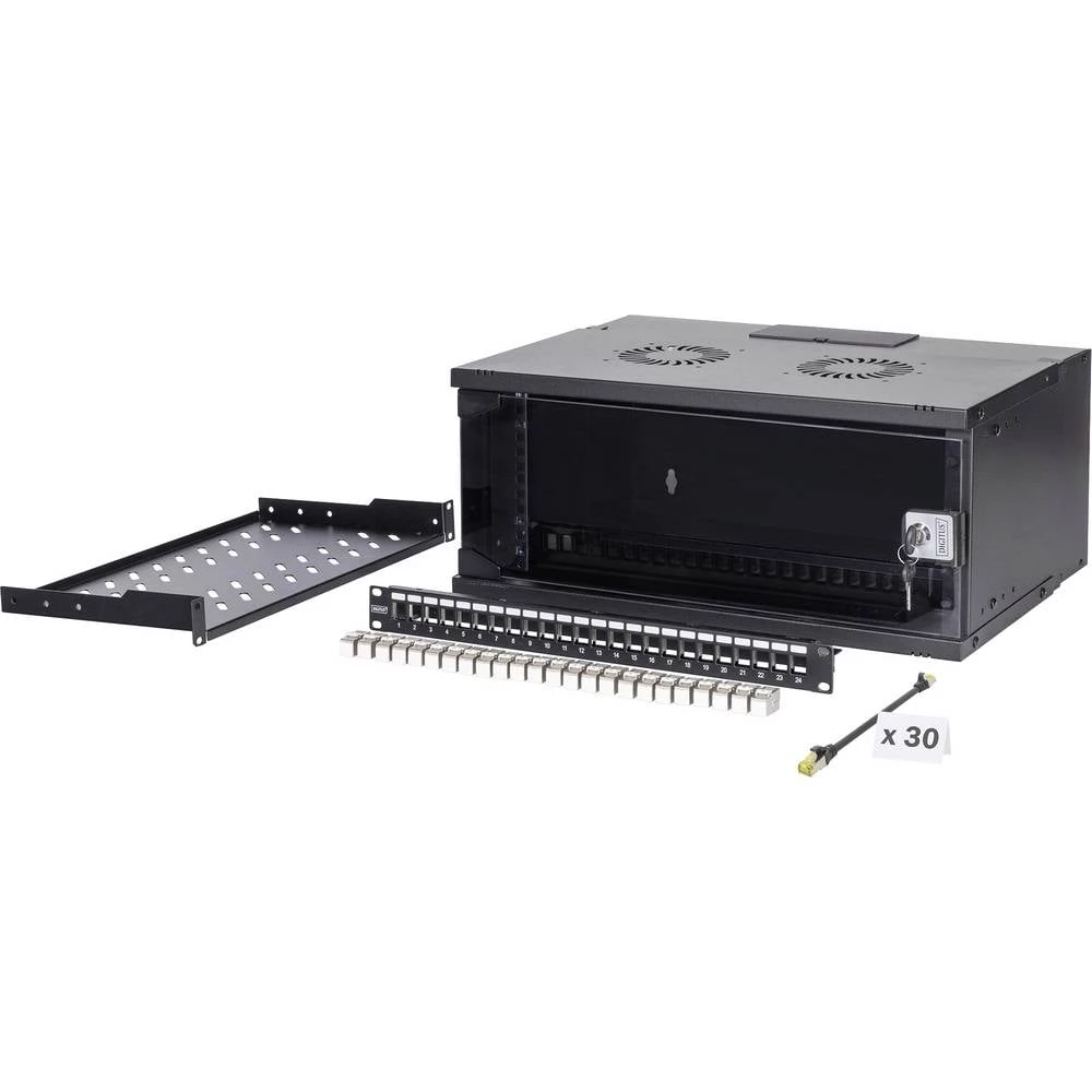Digitus DN-49201-SET 19" mrežni ormar 4 U crna slika