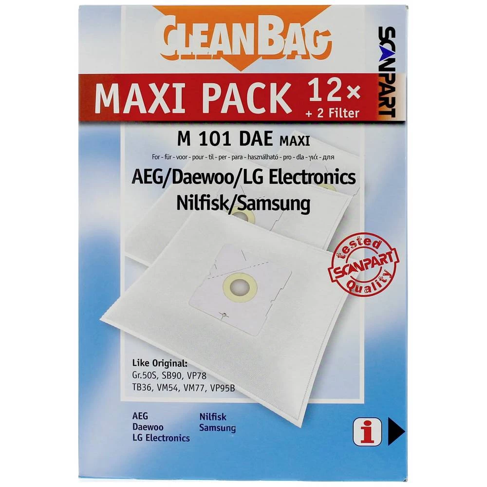 ScanPart Maxipack kompatibel mit Daewoo Typ RC 105 2687422101 vrećica za usisivače slika