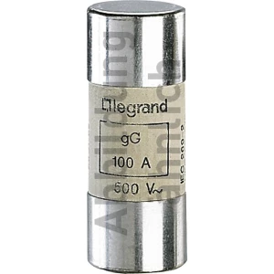 <br>  Legrand<br>  015350<br>  cilindrični osigurač<br>  <br>  <br>  <br>  <br>  50 A<br>  <br>  500 V/AC<br>  10 St.<br> slika