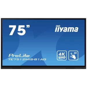 Iiyama PROLITE TE7512MIS-B1AG Digital Signage zaslon  189.3 cm 74.5 palac 3840 x 2160 Pixel 24/7 slika