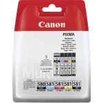 Canon patrona tinte PGI-580, CLI-581 PBKBKCMY original kombinirano pakiranje crn, foto crna, cijan, purpurno crven, žut 2078C005 patrone, komplet od 4 komada