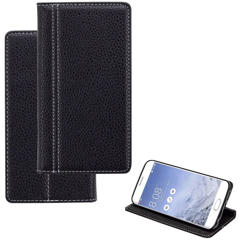 Perlecom Knjižica Pogodno za: Wiko Jerry Crna slika