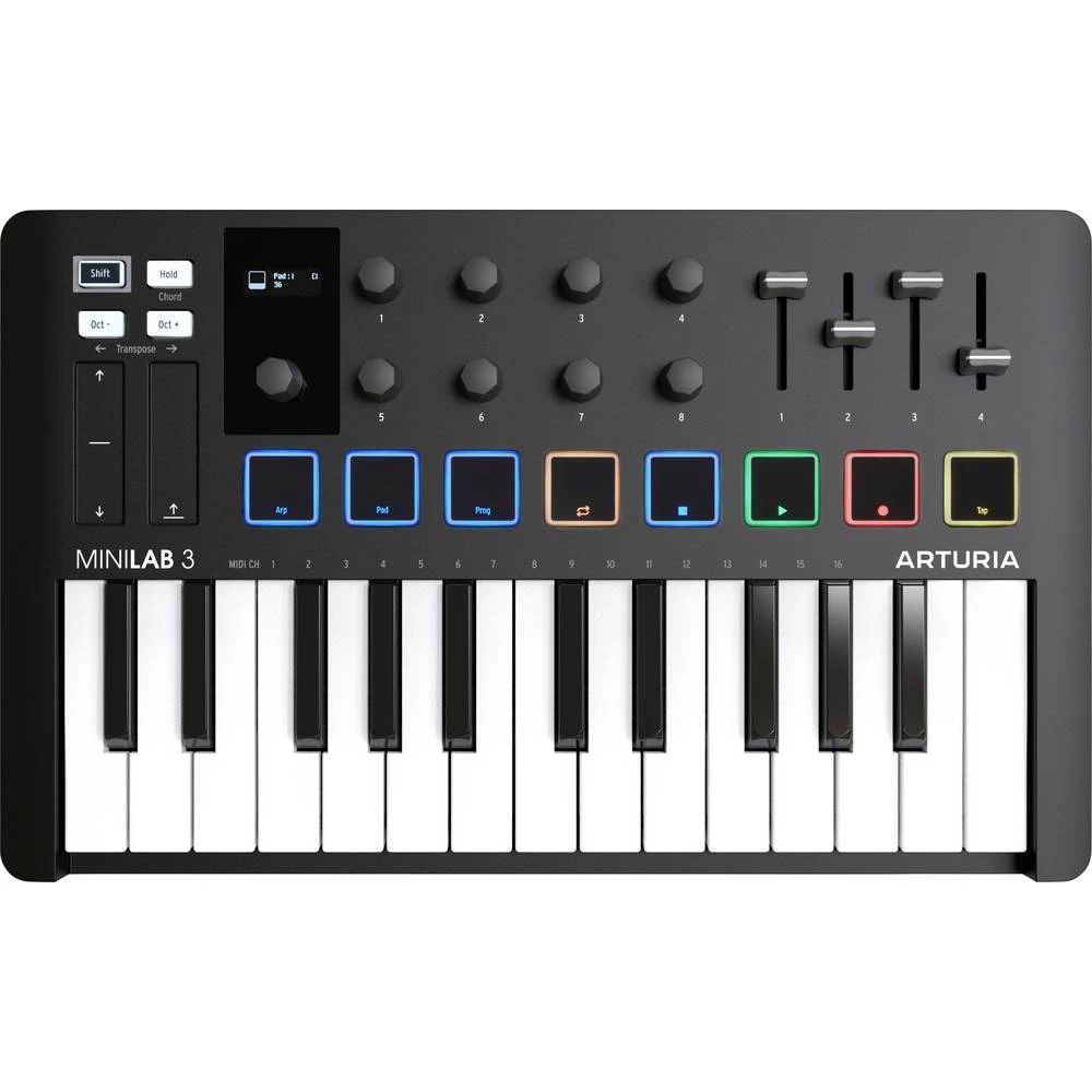 Arturia MiniLab 3 tipkovnica crna slika