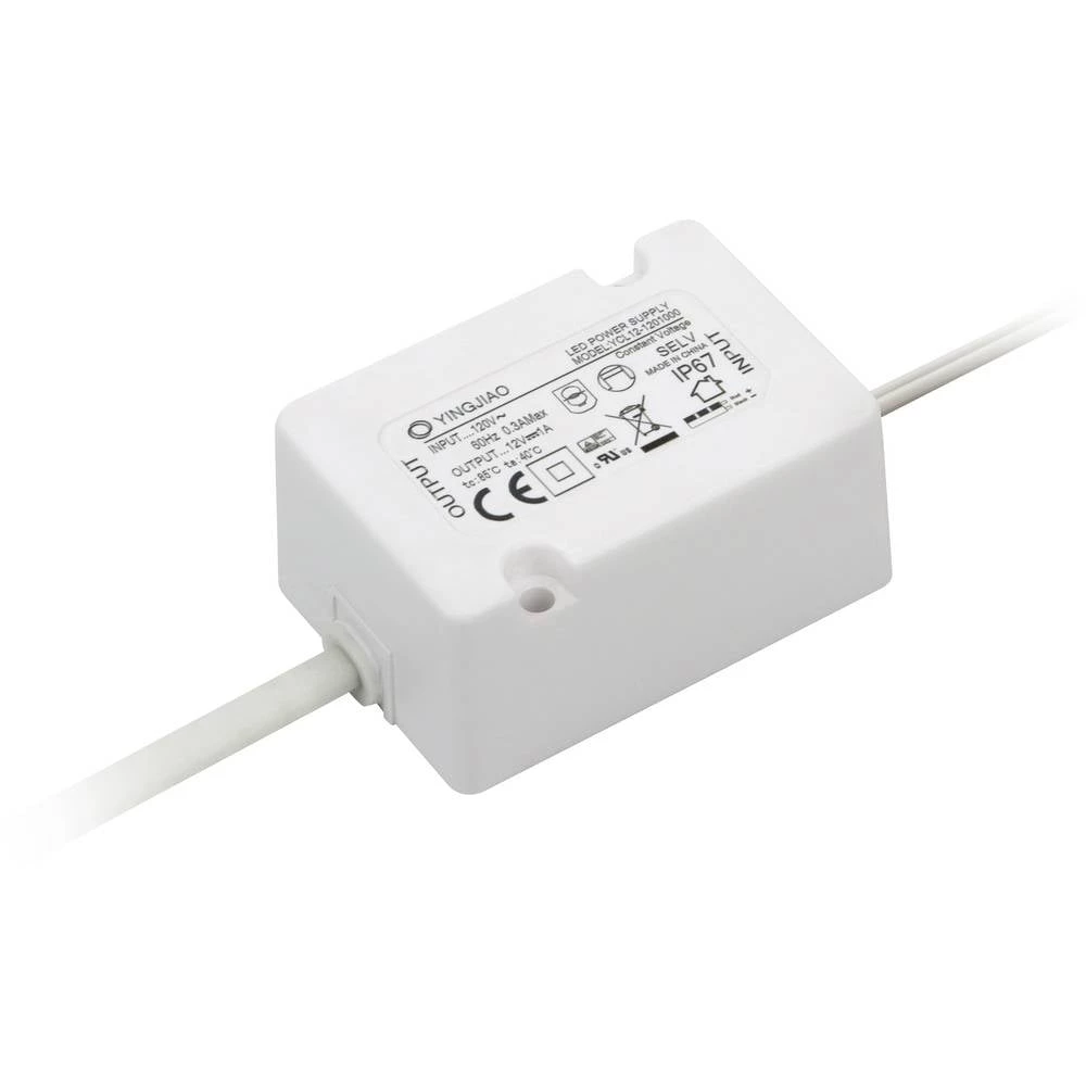 YingJiao LED pogonski sklop 12 W 1 A 12 V 1 kom. slika