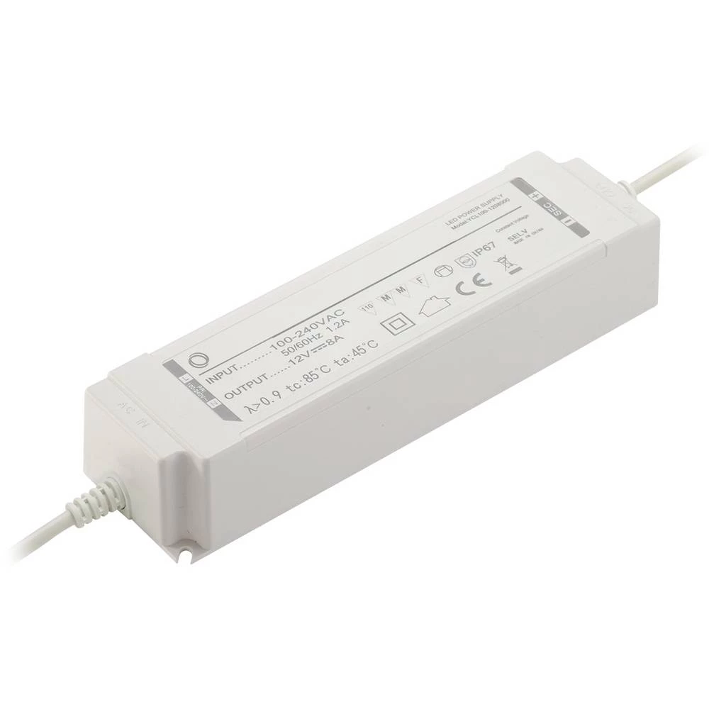 YingJiao LED pogonski sklop 100 W 8.33 A 12 V 1 kom. slika