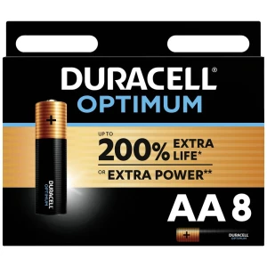 Duracell Optimum mignon (AA) baterija alkalno-manganov 1.5 V 8 St. slika