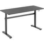 SpeaKa Professional pisaći stol za sjedenje/stajanje SP-9007520 Boja stolne ploče: crna (Š x V x D) 1400 x 700 x 600 mm