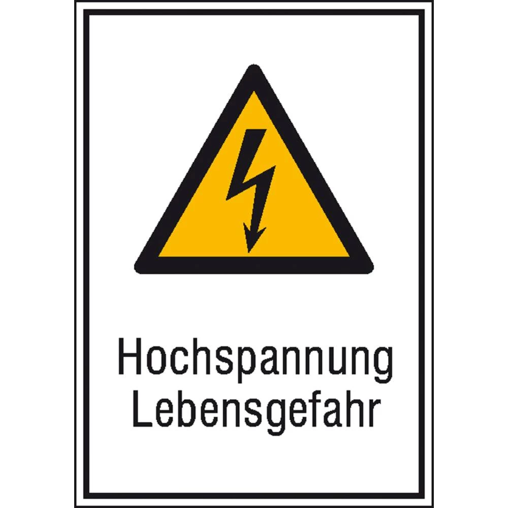 tablica kombinacije upozorenja Pažnja samoljepljiva folija (Š x V) 262 mm x 371 mm ISO 7010 1 St. slika