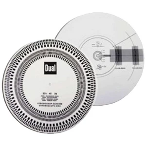 Dvostruki stroboskopski disk i mjerač za podešavanje podizača Dual 76180 stroboskopska ploča slika