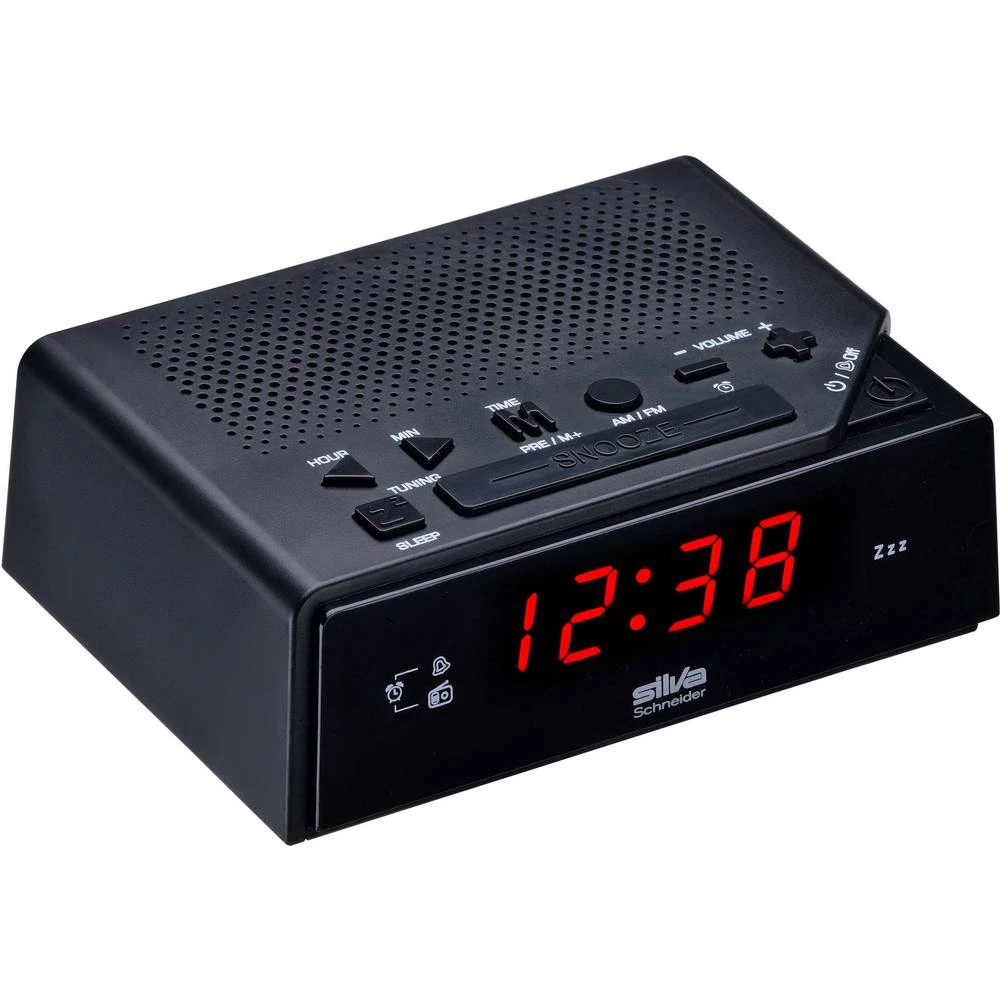 UKW Radio budilica Silva Schneider Crna slika