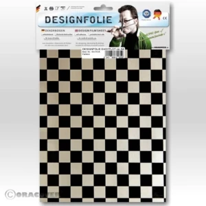 Dizajnerska folija Oracover Easyplot Fun 4 95-016-071-B (D x Š) 300 mm x 208 cm Sedefasto-bijela-crna slika