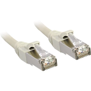 LINDY 45593 RJ45 mrežni kabel, Patch kabel cat 6 S/FTP 60.00 m siva sa zaštitom za nosić 1 St. slika
