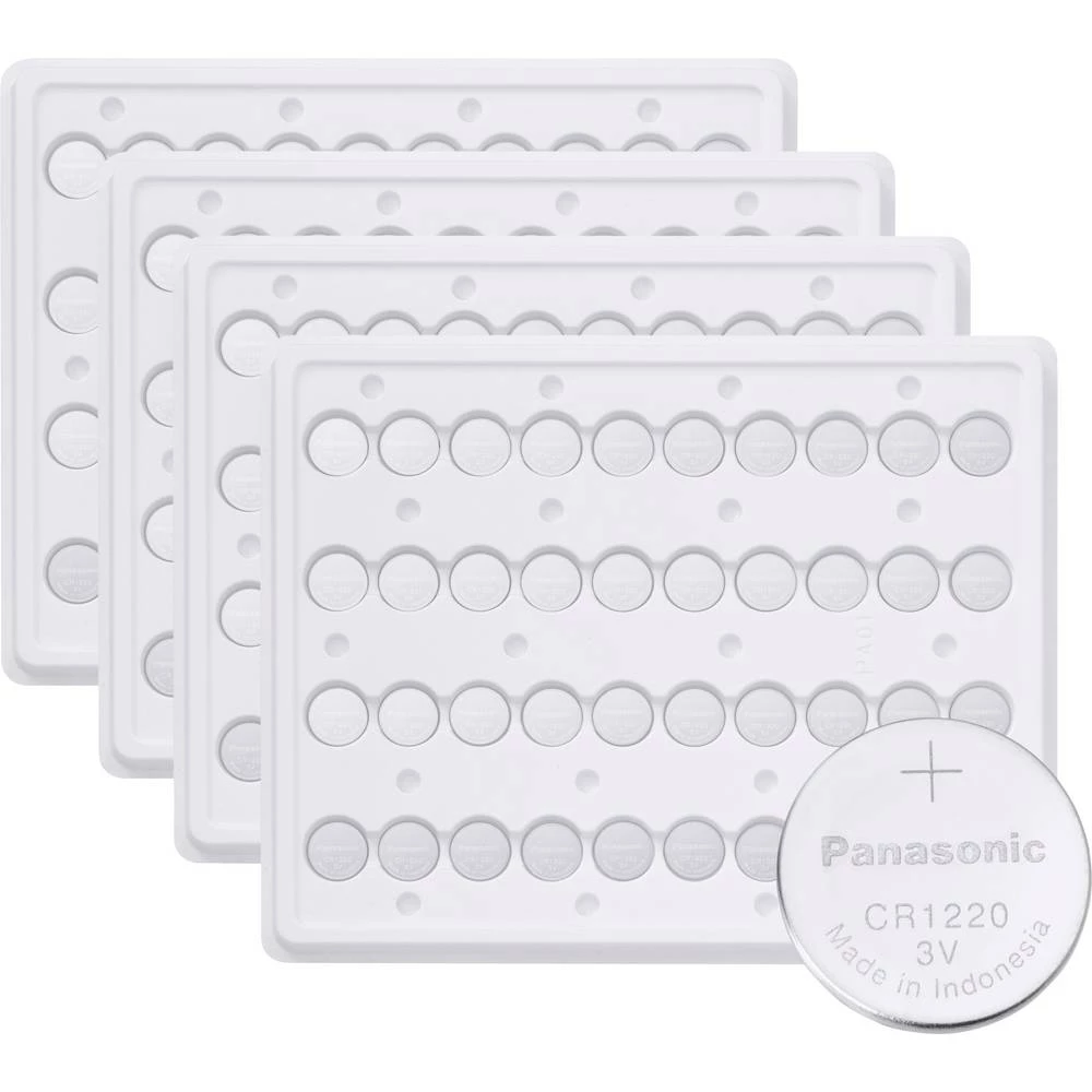 Panasonic gumbasta baterija CR 1220 3 V 1600 kom. 35 mAh litijev CR1220 slika