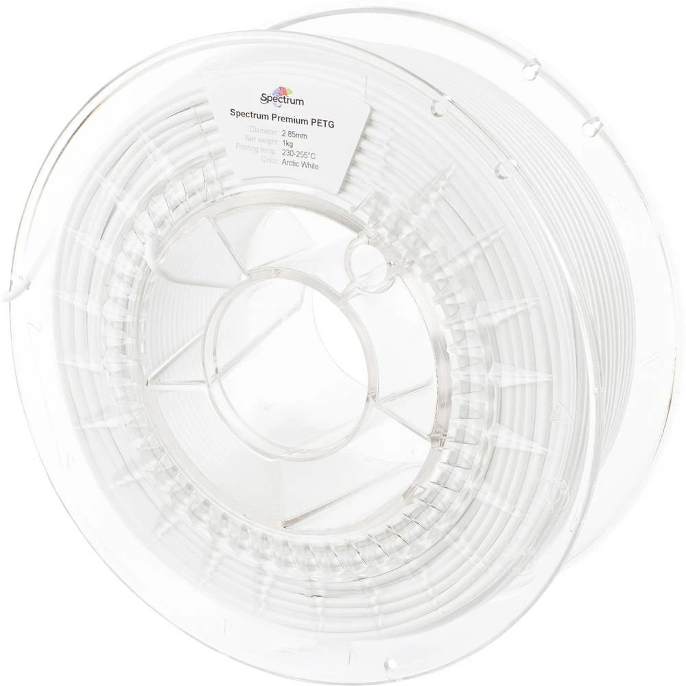 Spectrum Filaments 80481 PET-G Premium 3D pisač filament PETG kemijski otporan 2.85 mm 1000 g arctic white, bijela 1 kom. slika