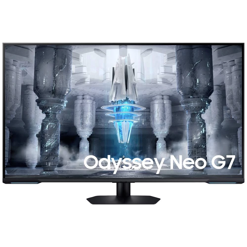 Samsung Odyssey Neo G7 S43CG700NU LED zaslon 109.2 cm (43 palac) Energetska učinkovitost 2021 G (A - G) 3840 x 2160 piksel UHD, 4K 1 ms DisplayPort, HDMI™, USB 3.2 gen. 1 (USB 3.0), slušalice (3.5 ... slika