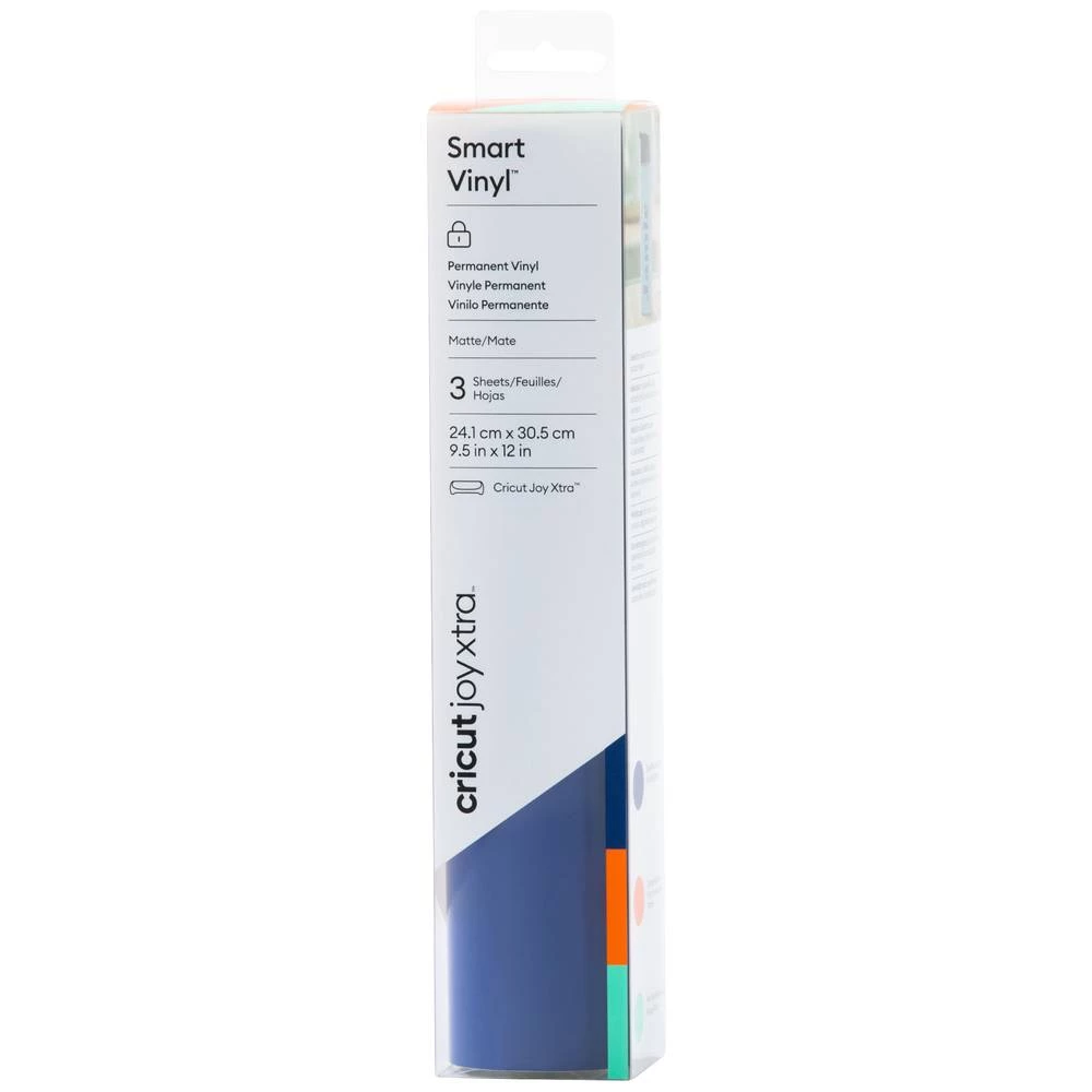 Cricut Smart Vinyl Permanent Joy Xtra set folije Širina reza 30.5 cm plava boja, narančasta, metvica slika