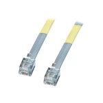 LINDY ISDN priključni kabel [1x RJ12-utikač 6p6c - 1x RJ12-utikač 6p6c] 5 m siva