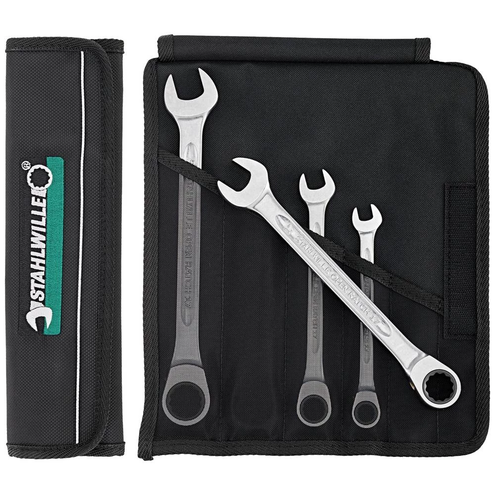 Stahlwille 96401704 17F/4 komplet prstenasto-viličastih ključeva 4-dijelni slika