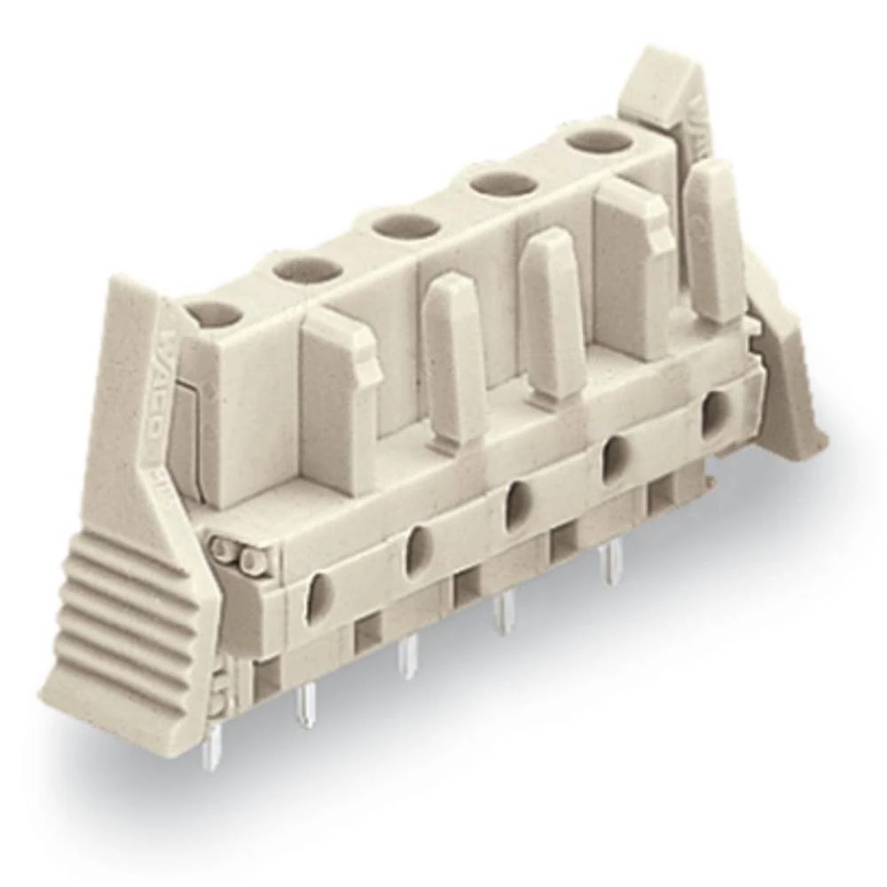 WAGO kućište utičnice za tiskanu pločicu 722 Ukupan broj polova 4 Raster: 7.50 mm 722-734/039-000 50 St. slika