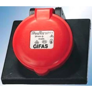 Gifas Electric CEE ugradna utičnica puna guma 400V, 16A, 5-polna, 6h 301659 Gifas Electric 301659 101993 CEE zidna utičnica 16 A 5-polni 400 V 1 St. slika