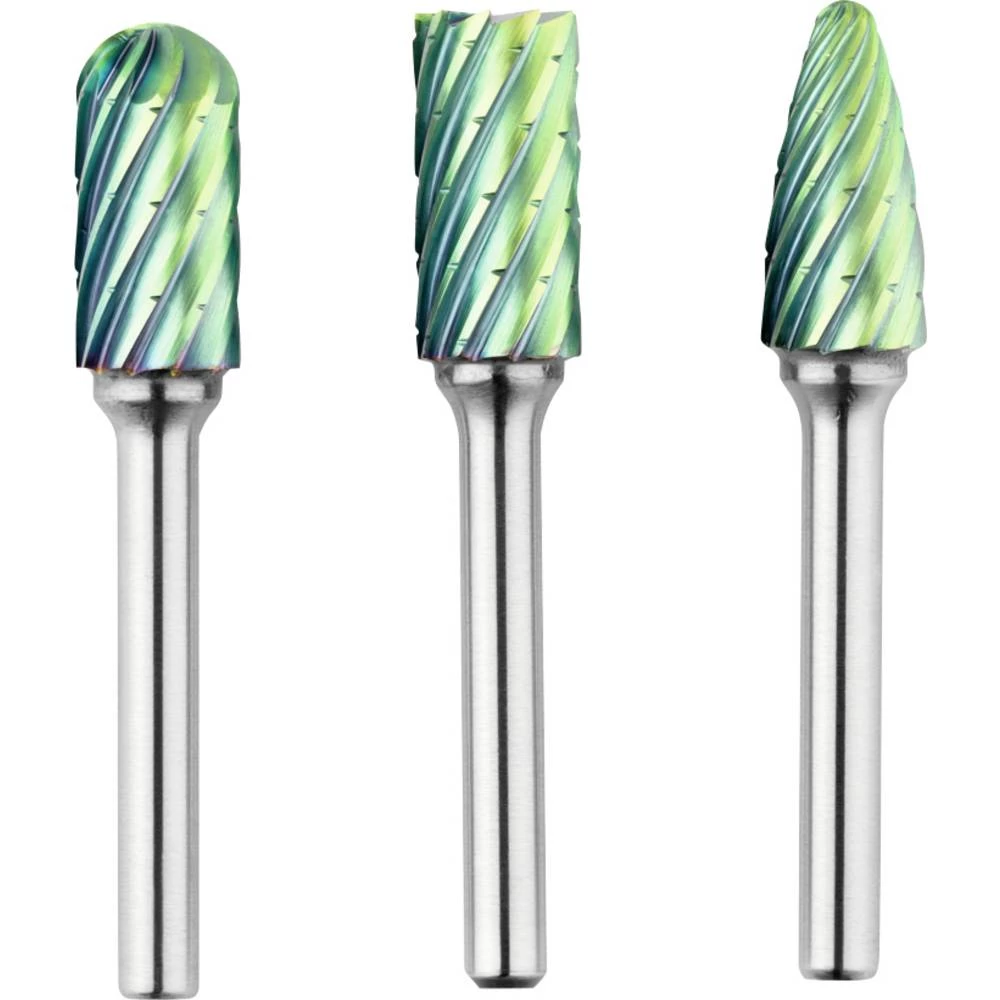 Metabo 628594000 set roto glodala tvrdi metal konusni Promjer osovine 6 mm slika